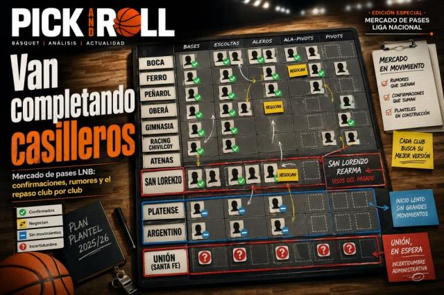 Van completando casilleros